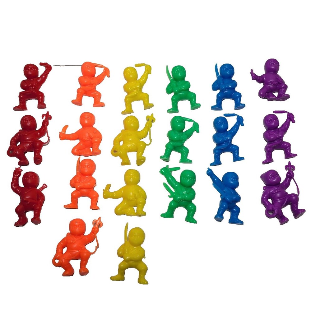 NINJAS 20 Colorful 2 In Ninja Figurines Toy 1 Figures